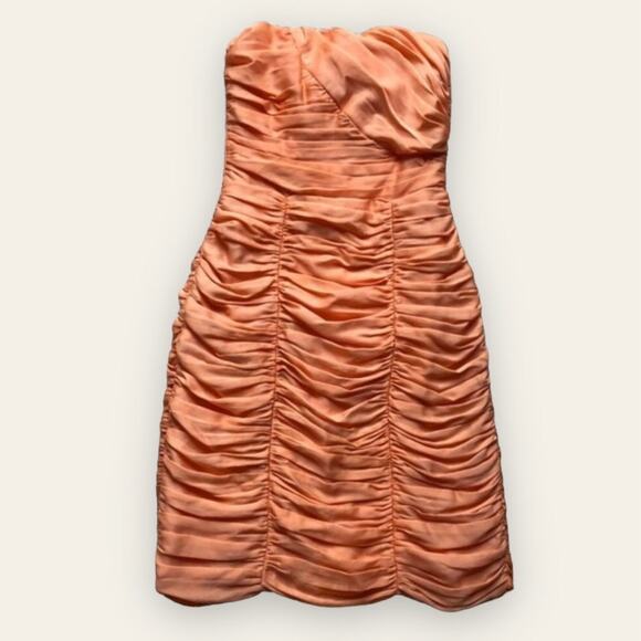 H&M Ruched Short Fitted Bodycon Formal Cocktail Dress - Picture 1 of 7